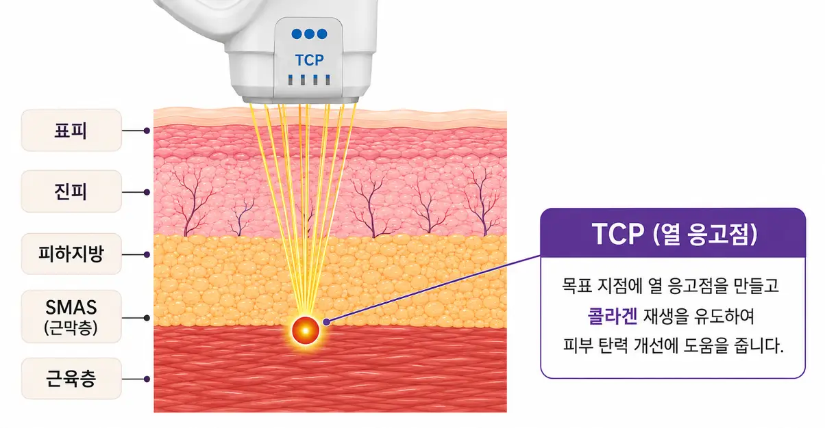 울쎄라 300샷의 TCP 형성과 콜라겐 재생 원리