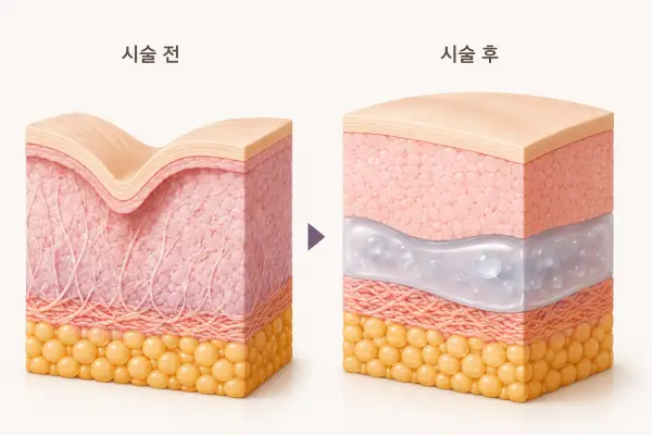필러 유지기간에 영향을 줄 수 있는 시술 부위 제품 특성 주입량 개인 상태