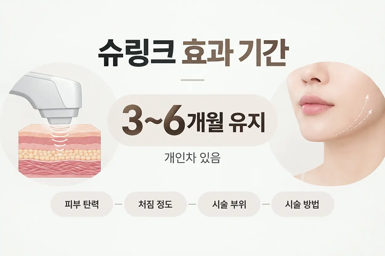 슈링크 효과 유지되는 기간 - 6개월