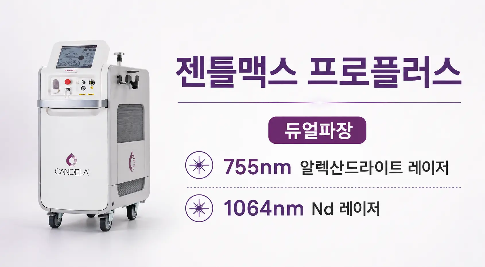 대구 레이저 제모 시 쓰이는 젠틀맥스 프로플러스 장비