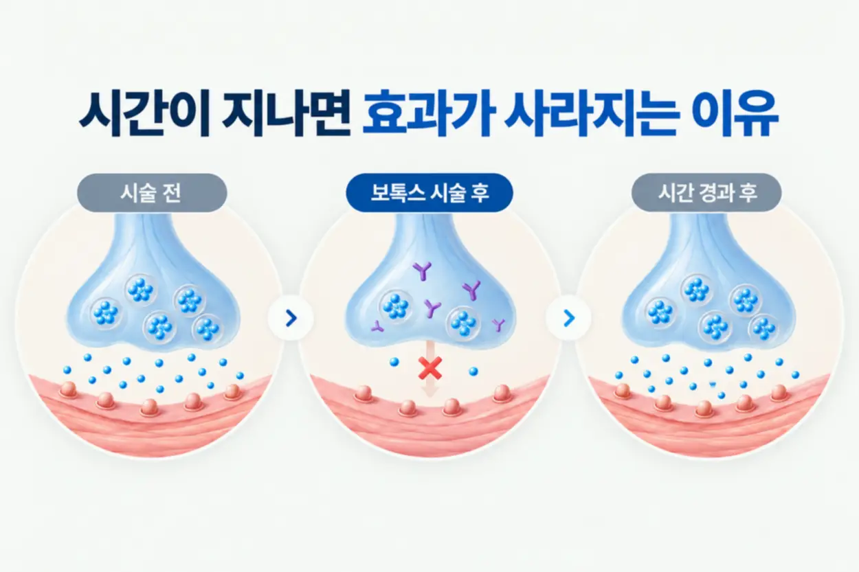 주름 보톡스 시간이 지나면 사라지는 이유