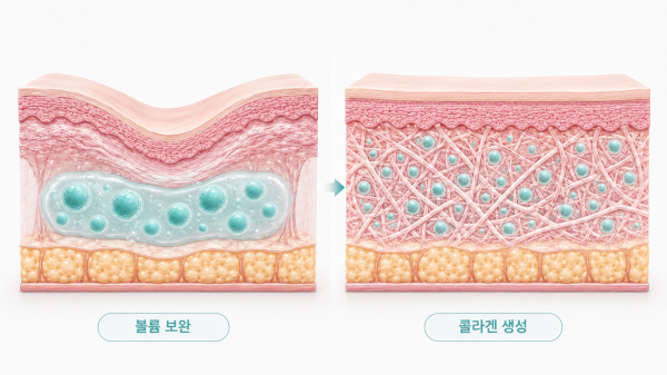 레디어스 효과의 볼륨 보완과 콜라겐 생성 원리