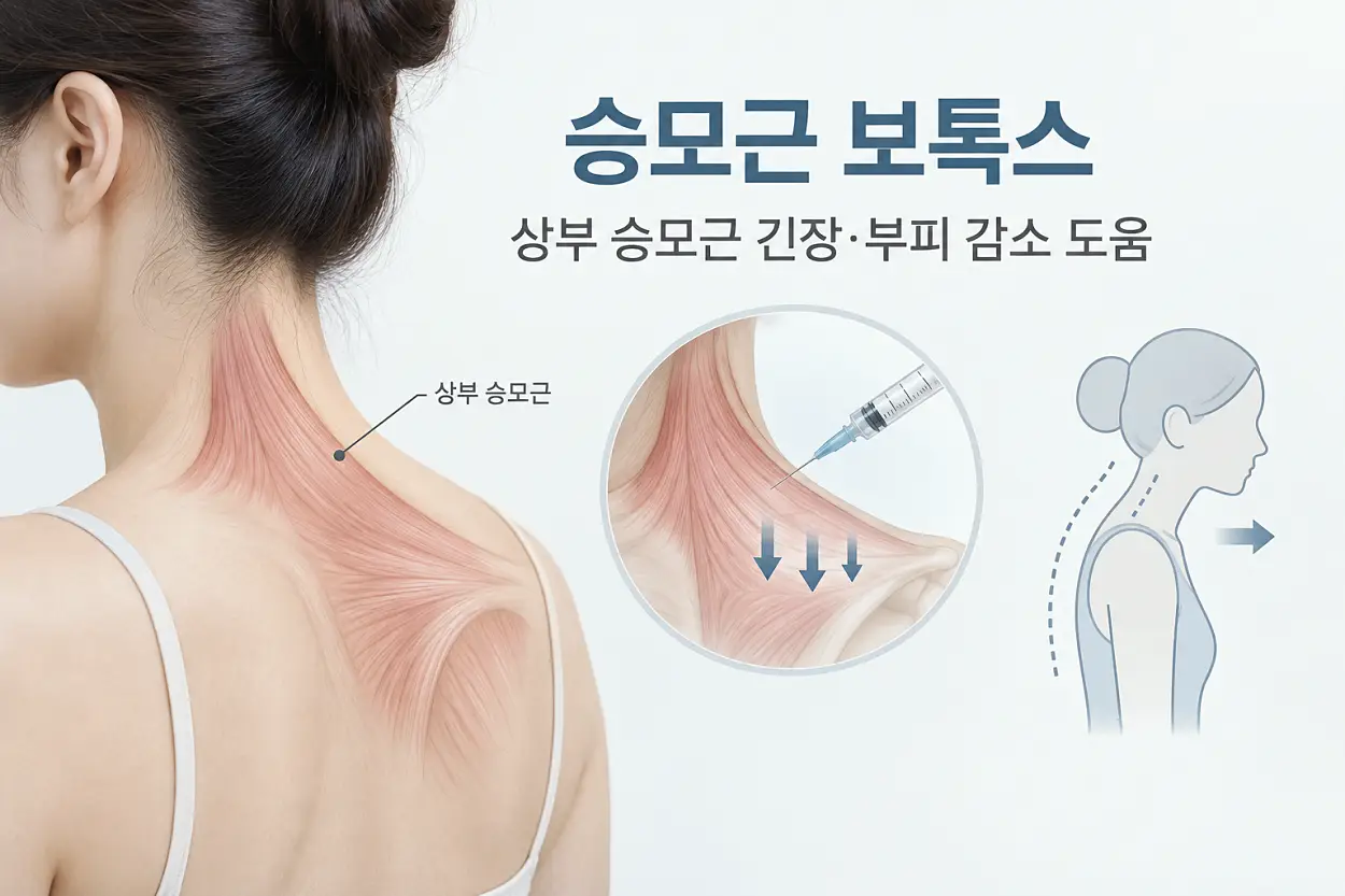 승모근 보톡스 거북목 - 교정 도움 되지 않는 이유