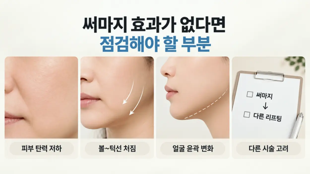 써마지 효과없음 느꼈다면 확인해야 할 요소