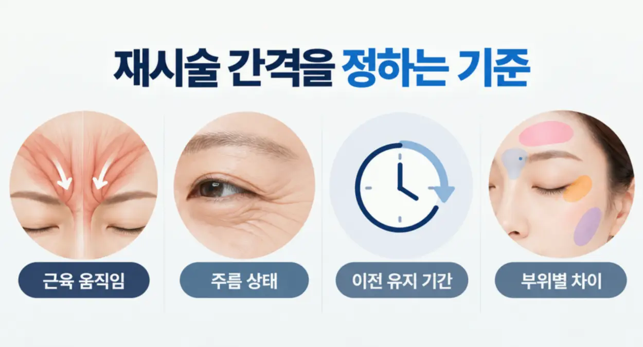 주름 보톡스 재시술 시점