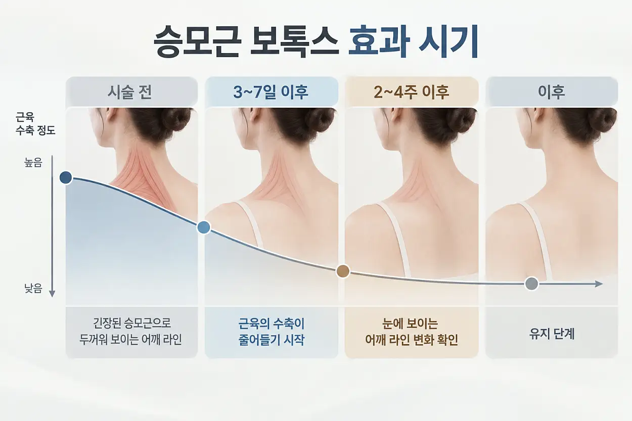 승모근 보톡스 거북목- 효과 및 유지기간 정리