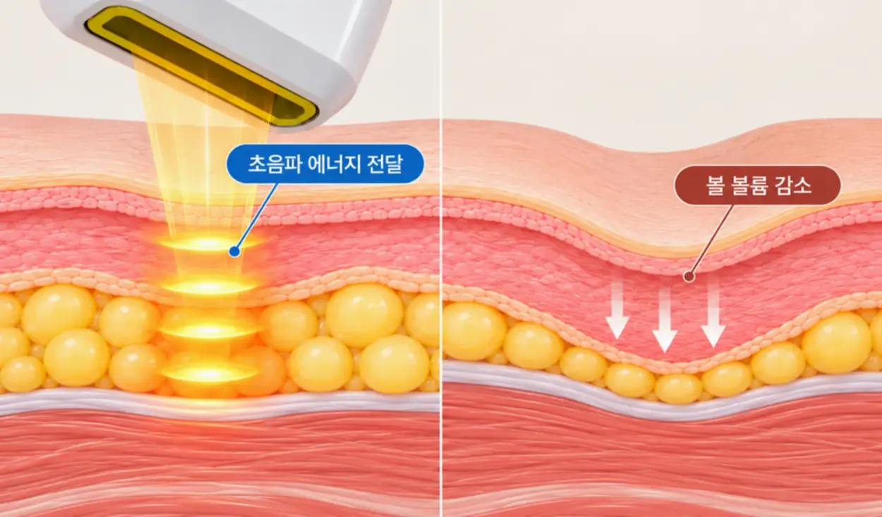 슈링크 볼 패임이 생기는 이유